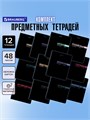 Тетради 12 предметов 48л Черная классика Brauberg 405162