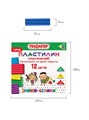 Пластилин 12цв классический Эники-беники супер Пифагор 106505