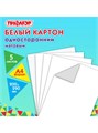 Картон белый А4 немелованный 5л Пифагор 116627