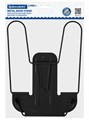 Подставка для книг металлическая черная Line+ Brauberg 238214
