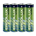 Батарейка АА солевые 4шт Ergolux 285625