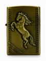 Зажигалка бензиновая Новогодняя лошадь 5,5*3,5см 10896534